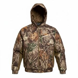 Realtree Edge Camo Hunting Coat Habit Cedar Branch Insulated Waterproof Medium